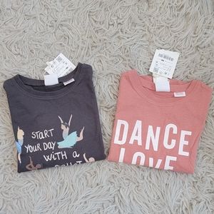 Lot of 2 NWT Zara Tees